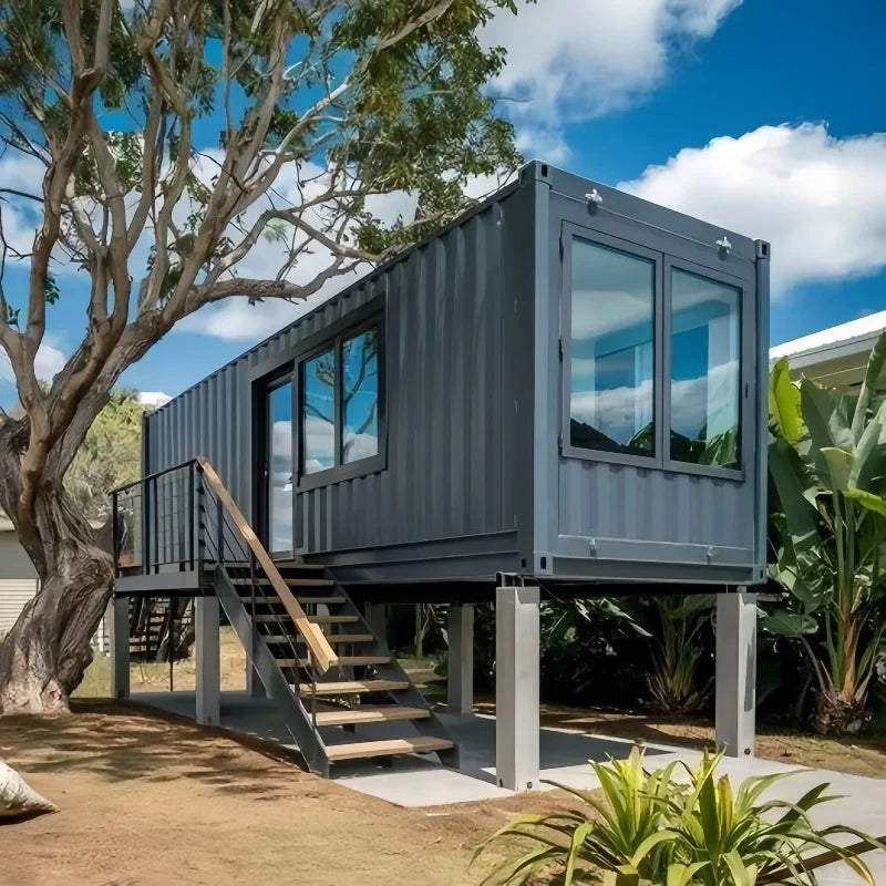 Luxury 20FT 30FT 40FT Small Tiny Foldable Mobile Container Home Prefabricated Folding Expandable Portable Steel Structure House