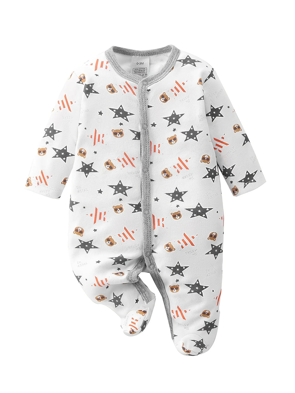 8-pc Soft Unisex Newborn Layette Sets Spring Summer, Hospital Home Outfits, Pants Hats Bibs Mittens Bodysuits Jackets Tops, for Outdoor
