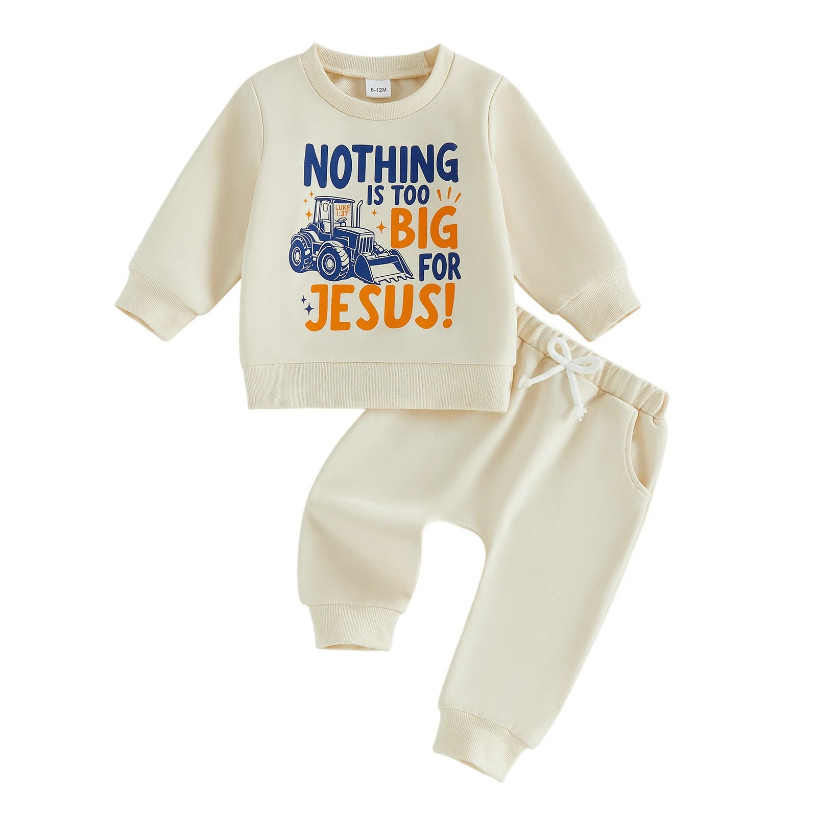 Long Sleeve Fall Outfit Long Toddler Boy Fall Boy Neck Long Jogger Pants Crew Neck Sweatshirt High Quality