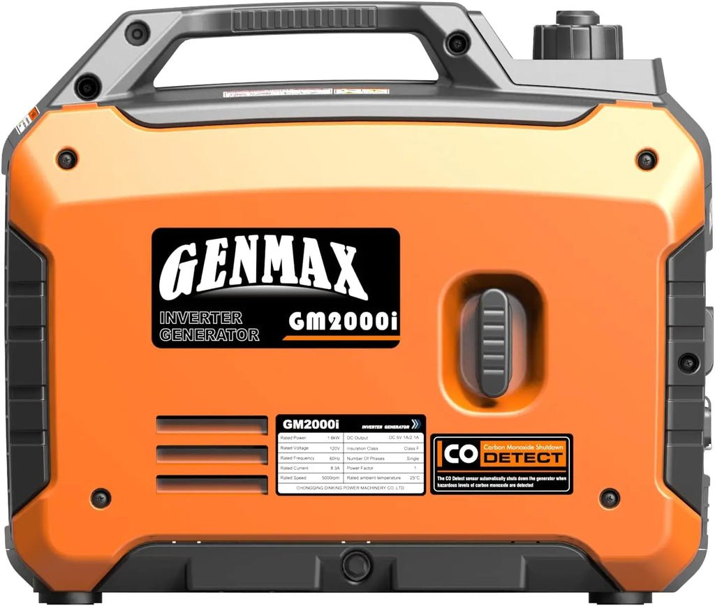 Portable Generator, 2000W Ultra Quiet Gas Engine, EPA Compliant, Eco Mode Function, Ultra Light, Suitable for Backup Home and Ca