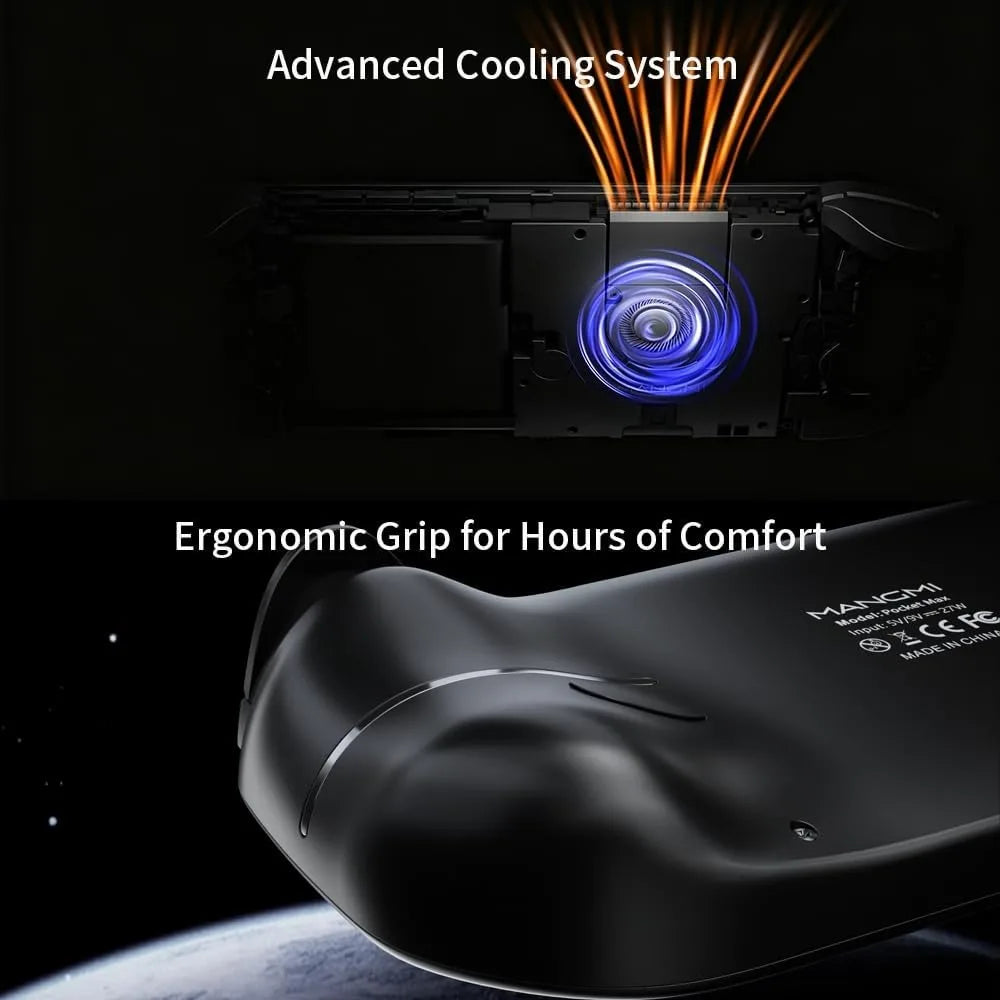Portable 7" 144Hz AMOLED Gaming Console with Snapdragon 865, 8GB+128GB, WiFi 6, and 8000mAh Battery