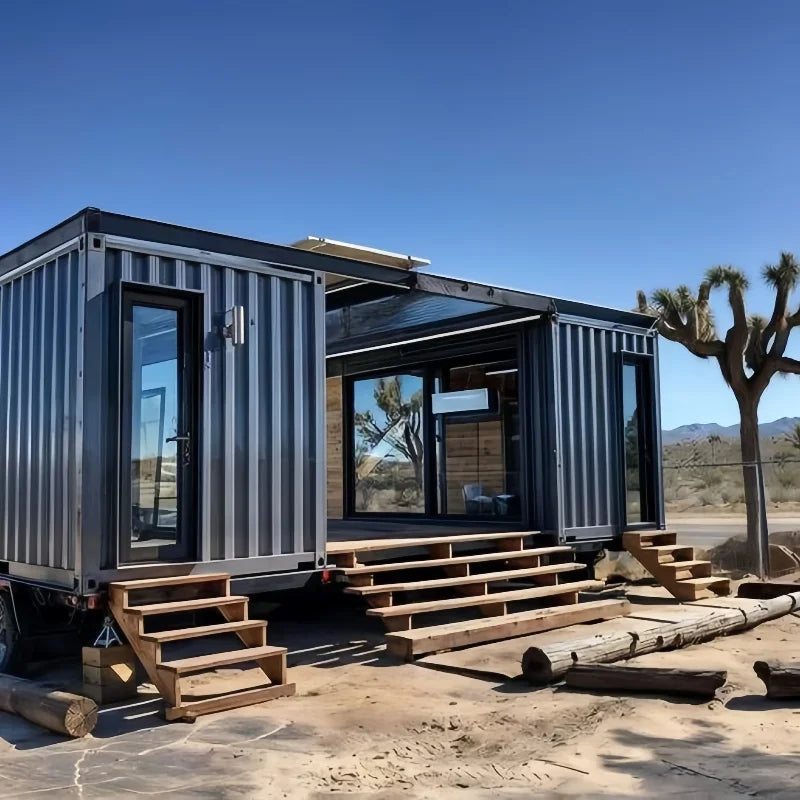 Luxury 20FT 30FT 40FT Small Tiny Foldable Mobile Container Home Prefabricated Folding Expandable Portable Steel Structure House