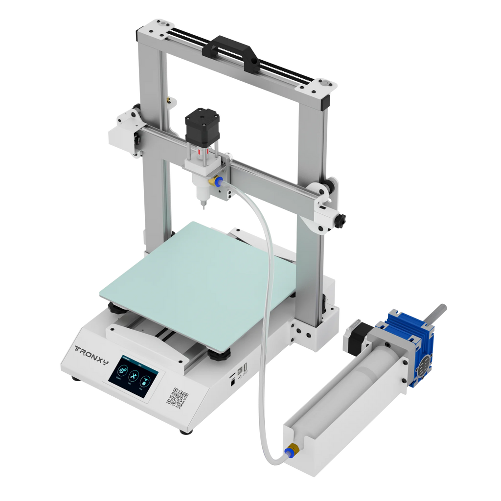 Ceramic Clay 3d Printer Moore 2 Pro Exclusive OSG Dual Core Guide Rail 255*255*260mm Build Size Print 32 Bit Silent Mainboard