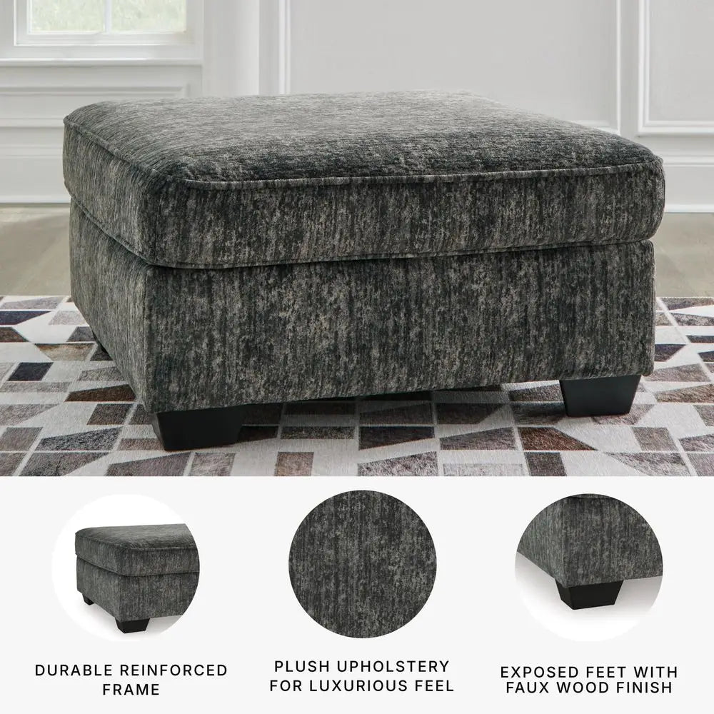 Lonoke Contemporary Rectangular Upholstered Ottoman, Gray , TURBOLOADINGTEXT Loading your order summary , TURBOCLOSETEXT Close.