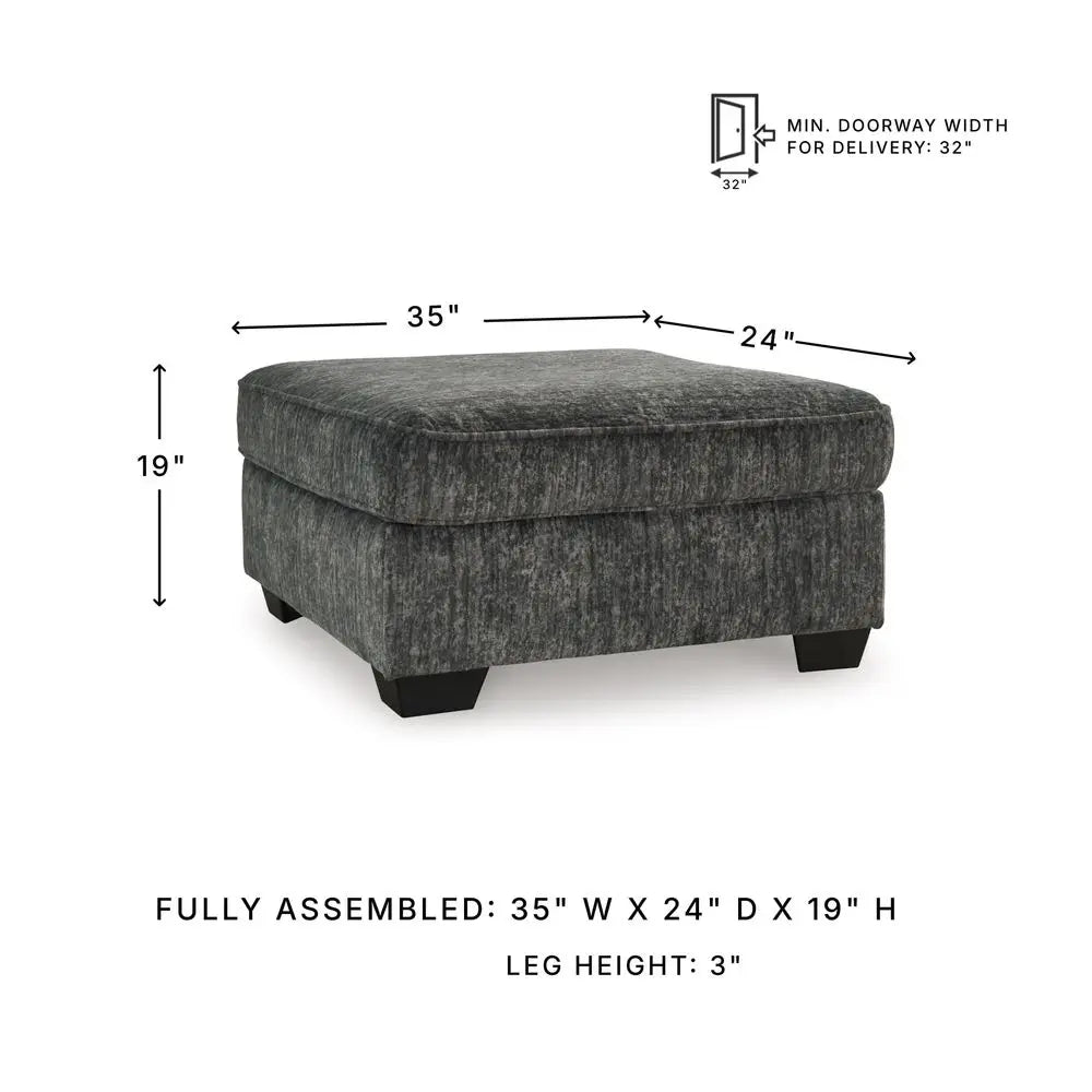 Lonoke Contemporary Rectangular Upholstered Ottoman, Gray , TURBOLOADINGTEXT Loading your order summary , TURBOCLOSETEXT Close.