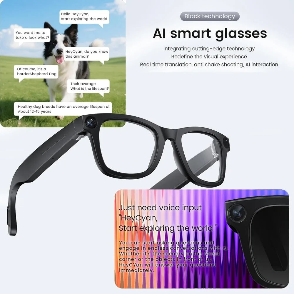 Intelligent Glasses for Video and Audio Recording with Voice Control and Real-Time Translation
