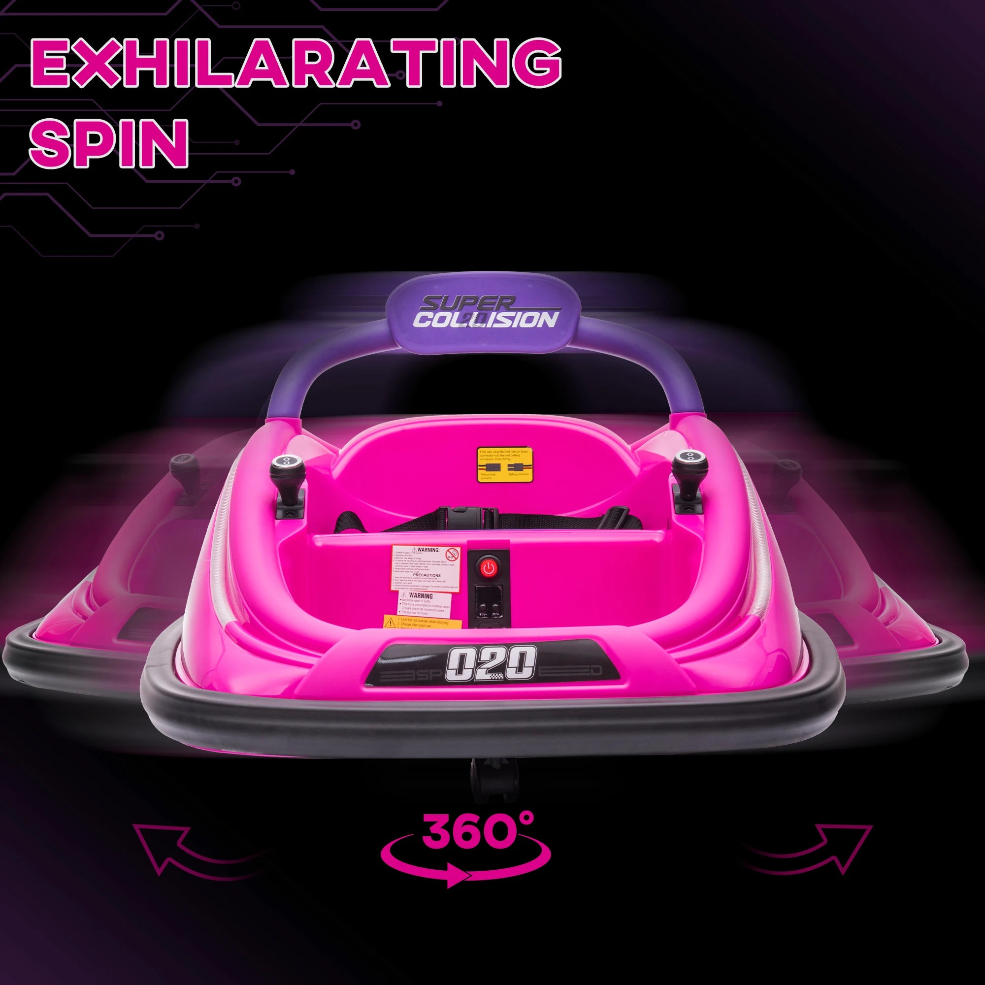 12V Kids Ride on Electric Car with Parent Remote Control LED Lights Music Player for Ages 24-60 Pink, Built-In Music Player, LED Headlights