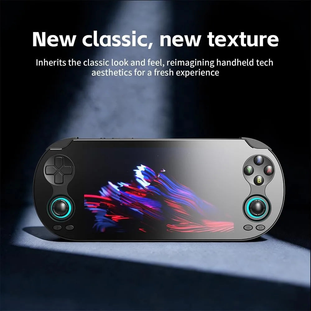 Portable Gaming Console, Retro Style with Dual OS, 5.5" FHD Touchscreen, WiFi 6