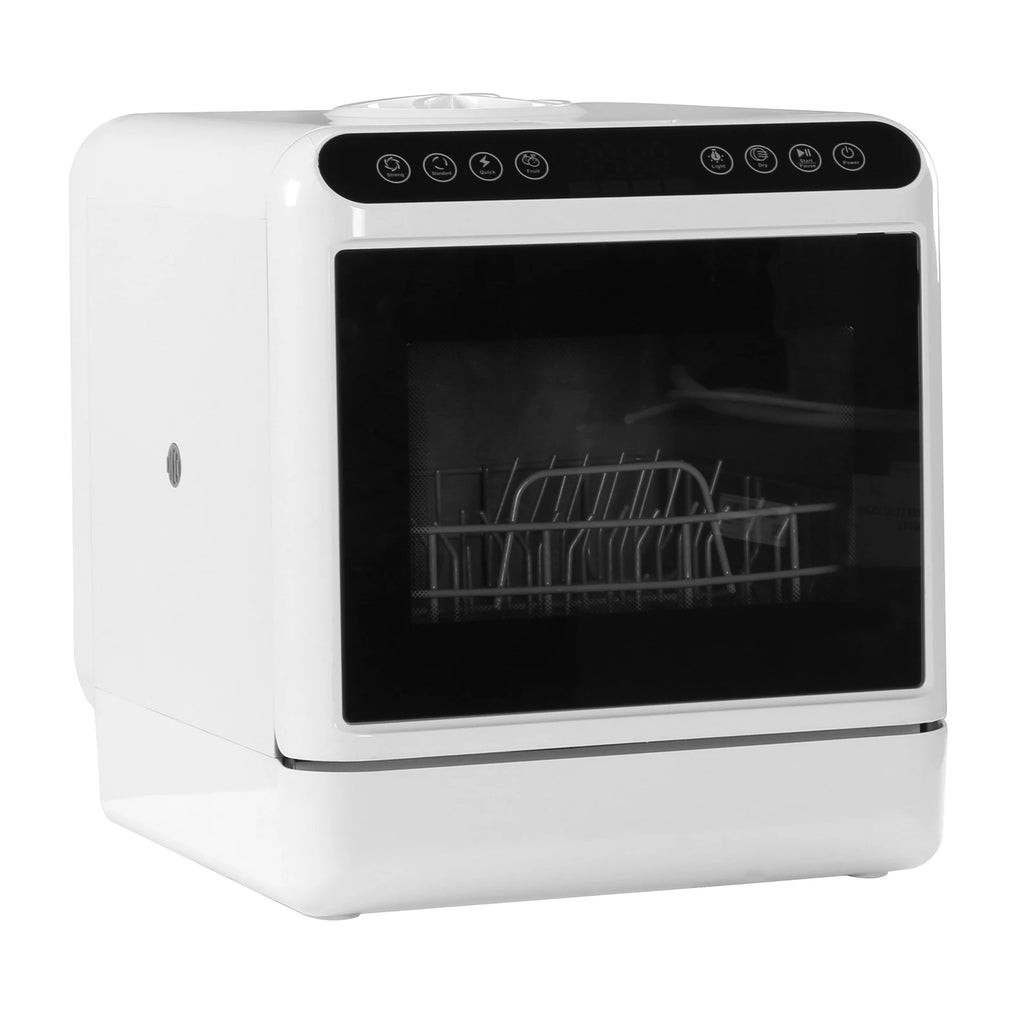 Mini Dishwasher with 6L Built-in Water Tank Automatic Dishwasher No Hookup Needed High-Temp& Air-Dry Function for Apartments