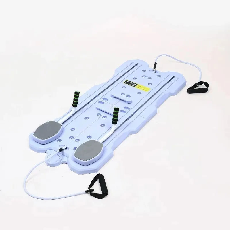YTYIN Best-Selling 6-in-1 Sports Reformer Pilates Machine Home Fitness Equipment With Push-up Board Ab Wheel Roller Plate Made S