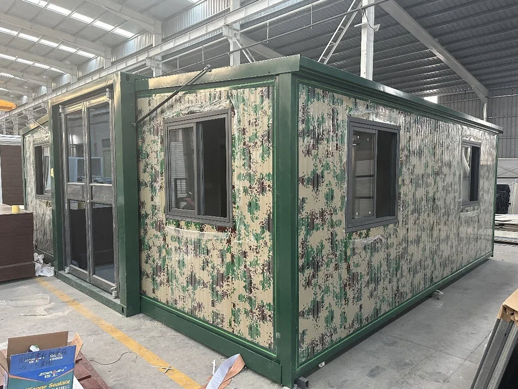 Ready Made Container House with Modern Mobile Home 40ft 3 Bedrooms Prefab Expandable Villa Garden Design Hot Sale