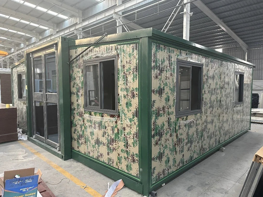 Ready Made Container House with Modern Mobile Home 40ft 3 Bedrooms Prefab Expandable Villa Garden Design Hot Sale