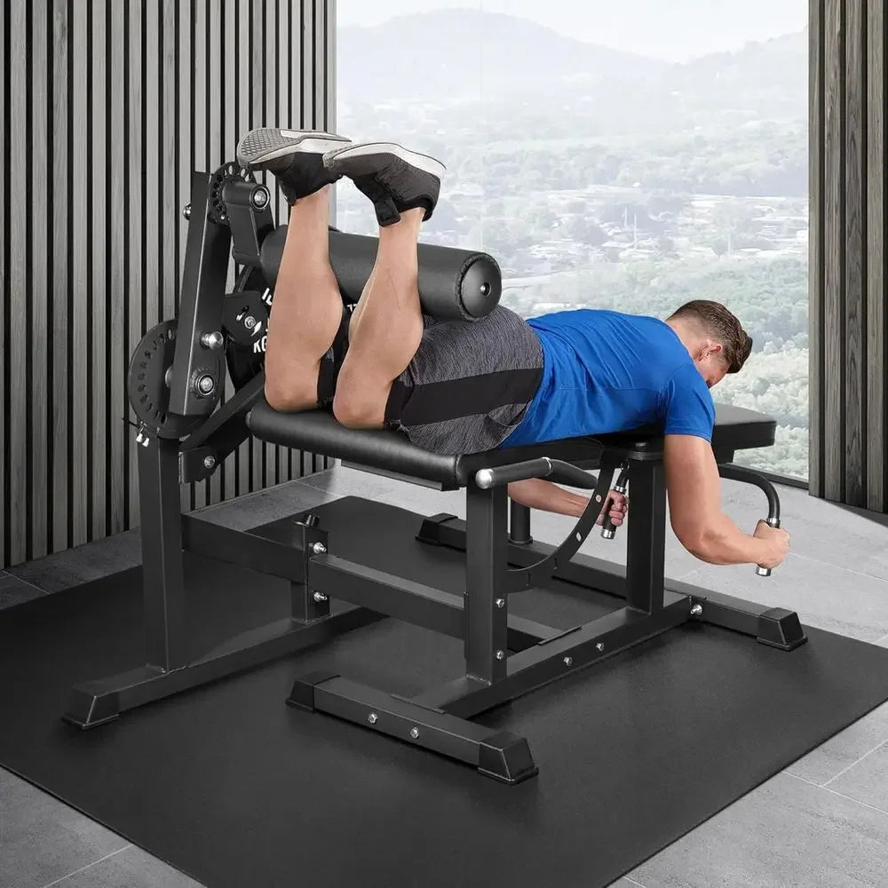 Versatile Home Gym Leg Extension and Curl Machine for Hamstring Training