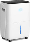 120 Pint Dehumidifier ,Covers up to 5,000 Sq. Ft Rooms, High-Efficiency Compressor Dehumidifier with Drain Hose and 1.05 Gallons Water Tank, Auto Shut-Off, 24HR Timer