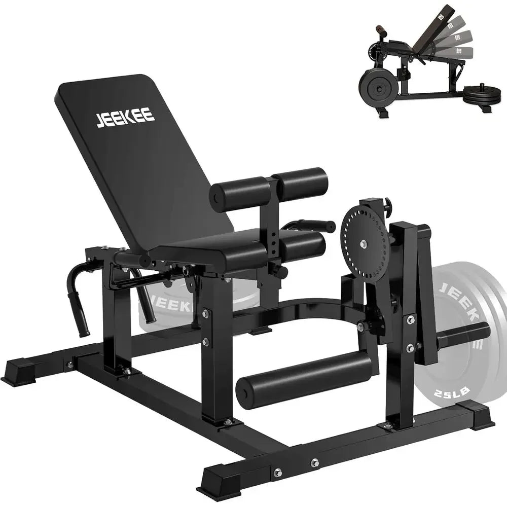 700LB Capacity Plate Loaded Leg Machine for Home Gym: Train Quads, Hamstrings, and Glutes